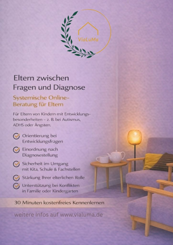 Systemische Online-Elternberatung bei Autismus und ADHS – ViaLuMa Praxis