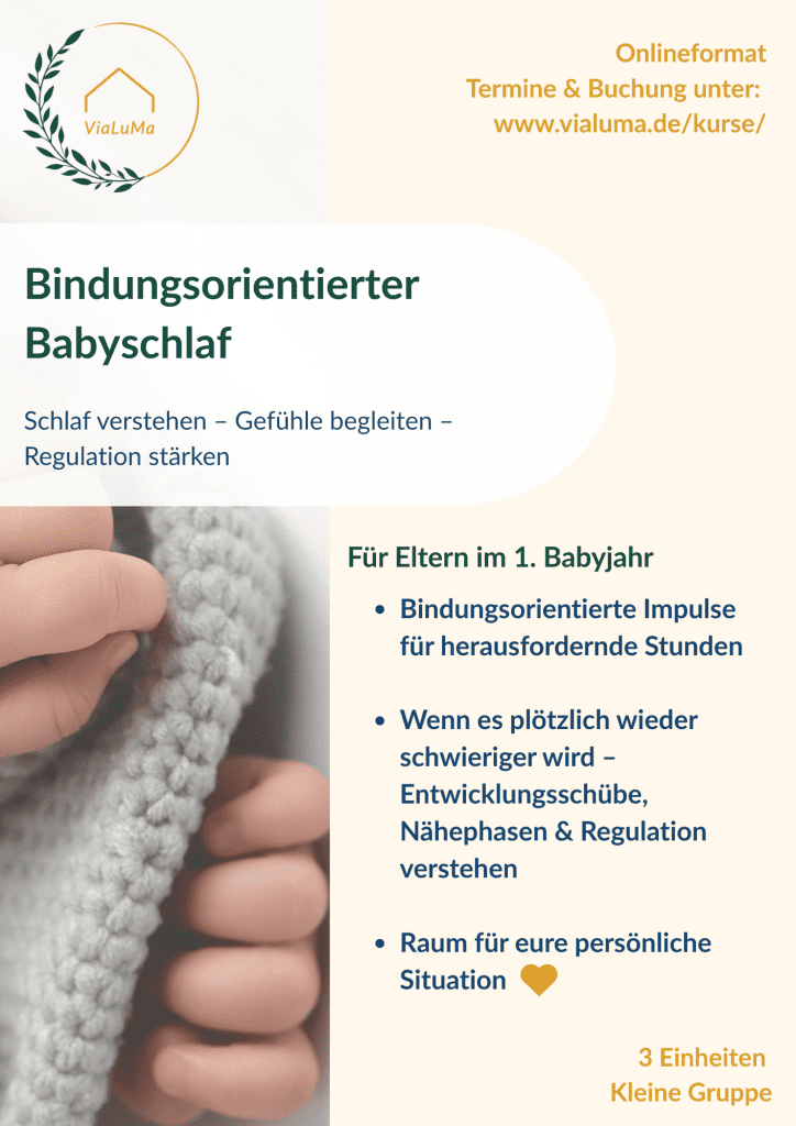 Bindungsorientierter Babyschlaf Kurs | ViaLuMa Karlsruhe